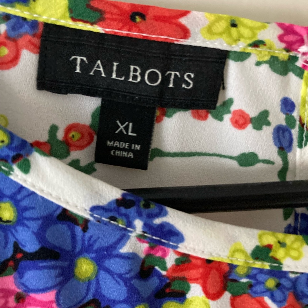 Colorful Floral Patterned Blouse - Picture 3 of 6